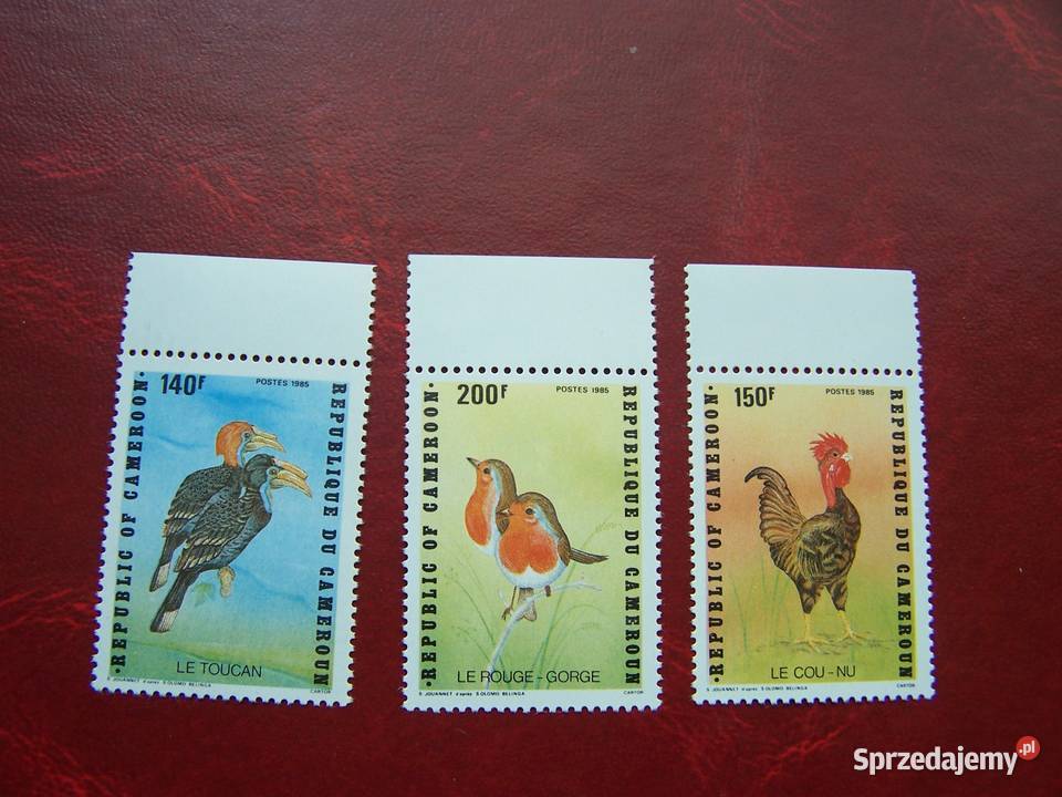 Kamerun 1985 MNH Mi 110103 Fauna Ptaki Tychy