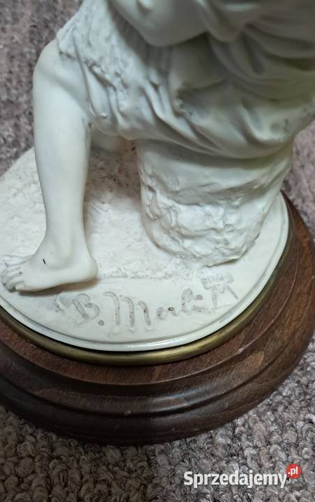 Figurka Chłopiec z sianem Capodimonte B Merli podlaskie Suwałki