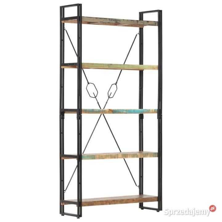 5poziomowy regał na książki 90x30x180 drewno z mazowieckie Warszawa