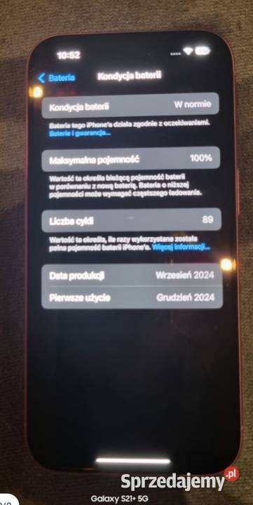 Iphone 16 128gb Różowy nowy zamiana Warszawa