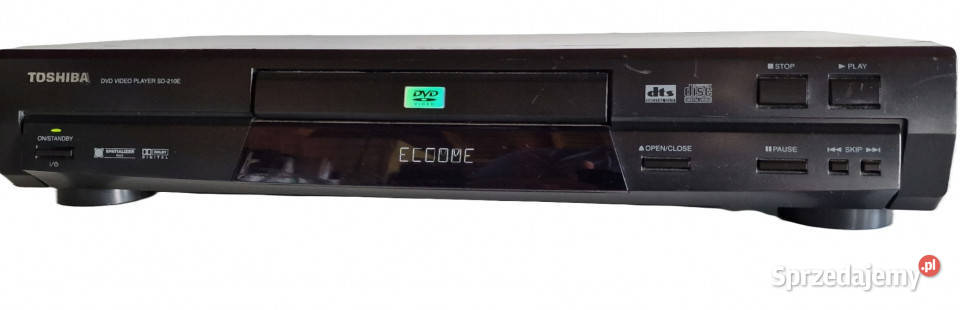 DVD CD player TOSHIBA SD210E SD 210 E stereo Międzychód