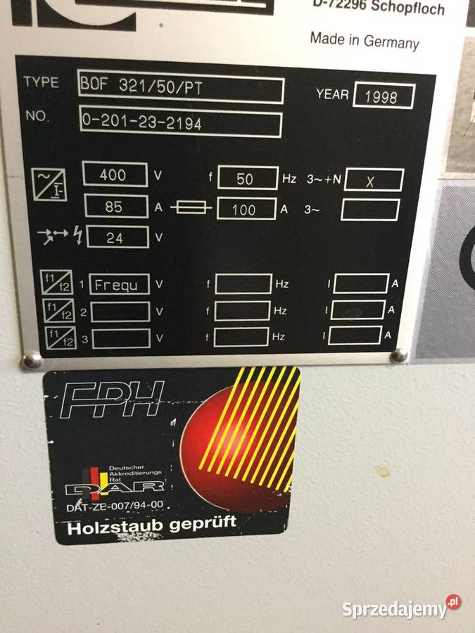 CNC HOMAG BOF321 Olesno sprzedam