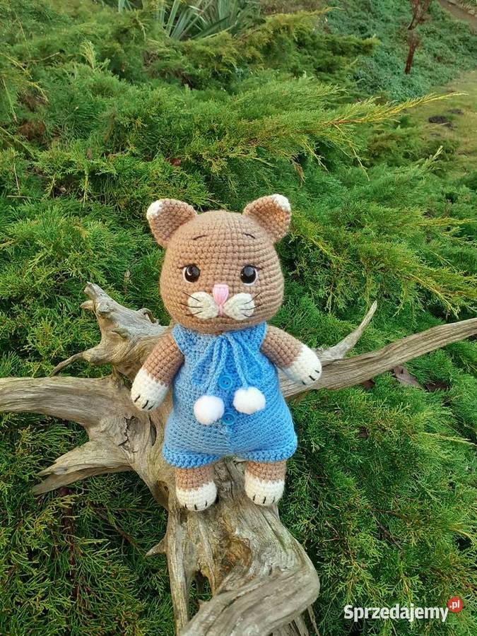 Kot kotek na szydełku sprzedam