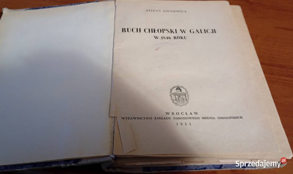 Ruch chłopski w Galicji w 1846 roku Stefan studia Gdańsk