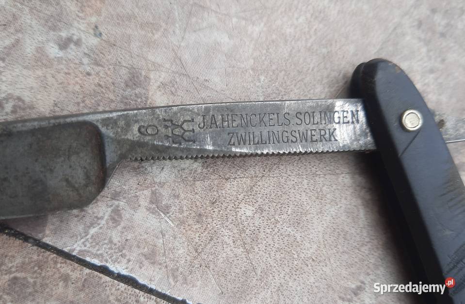 Stara brzytwa JA Henckels Zwillingswerk Tczew