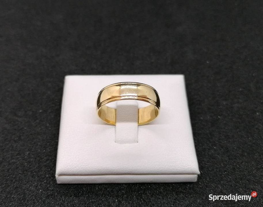Złota obrączka próby 585 454g Rozmiar 19 złoto warmińsko-mazurskie sprzedam