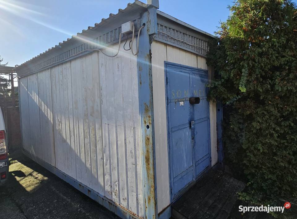 Kontener socjalny sanitarny stróżówka magazynowy Koło