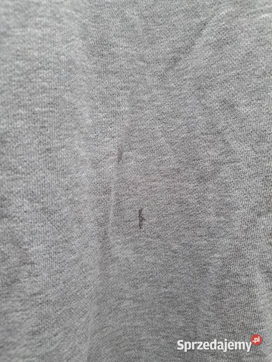 Szare spodnie dresowe Replay logo na nogawce Trąbki Wielkie