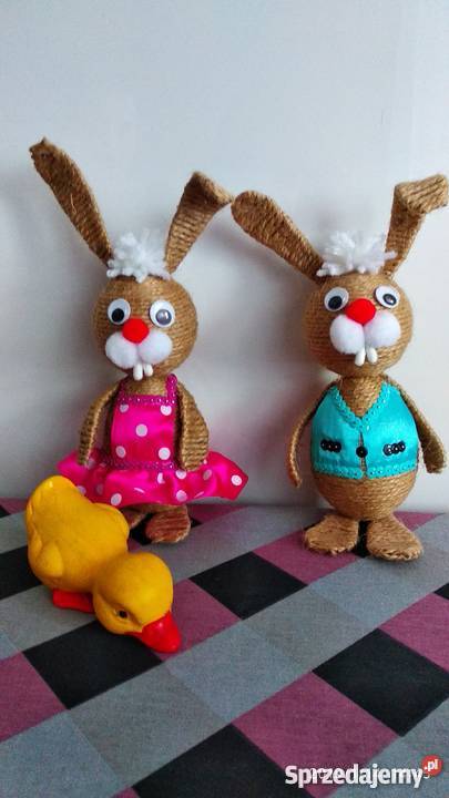 Króliczki Wielkanoc dekoracja Sędziszów Małopolski sprzedam