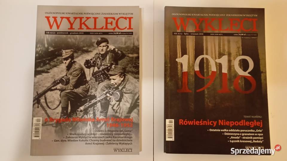 Kwartalnik Wyklęci 13 egzemplarzy miękka Poradniki, albumy i reportaże Kultura i Rozrywka mazowieckie