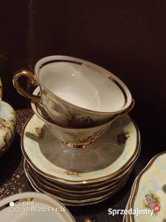 Zestaw Śniadaniowy porcelany Karolina 24 części Porcelana i szkło Warszawa