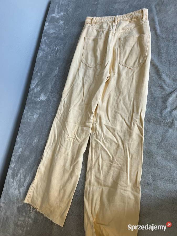 Szerokie spodnie jeansy dżinsy wide leg Rozmiar 34(XS) Jasło