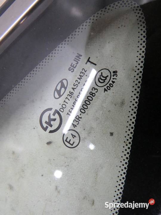 SZYBA KAROSERYJNA LEWY TYŁ SEDAN HYUNDAI I40