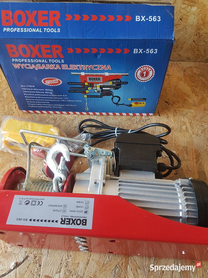 Wyciągarka elektryczna firmy Boxer bx 563 wielkopolskie Głogowa