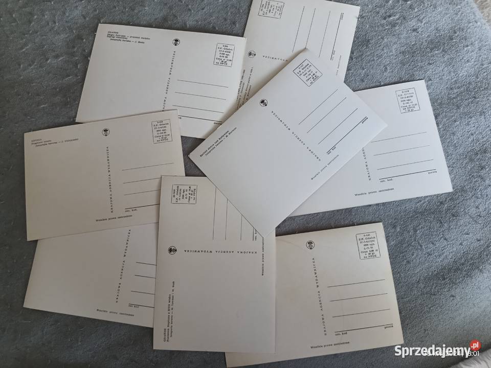 Widokówki o tematyce morskiej Wronki sprzedam