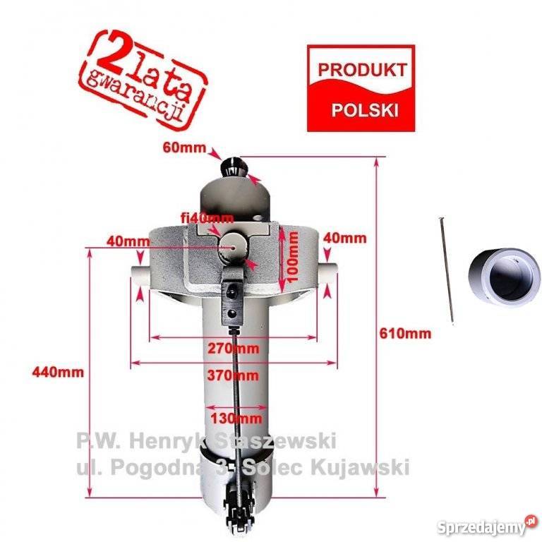SIŁOWNIK HYDRAULICZNY CYLINDER D47 D50 GNIAZDO Solec Kujawski sprzedam