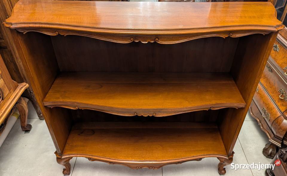 Włoska szafkaregałwitryna orzechsklep Dąbrowa Dąbrowa Górnicza