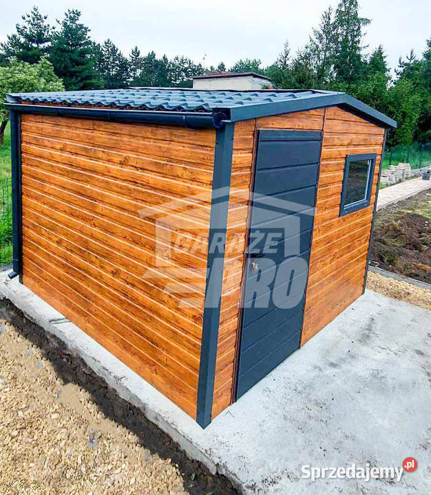 Schowek domek ogrodowy 3x4m drzwi okno małopolskie Wieliczka