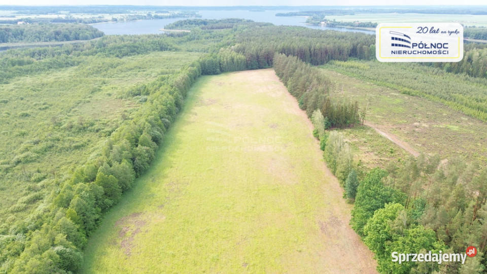 Działka w otulinie lasu niedaleko jeziora Makosieje