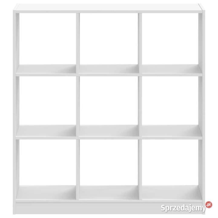 Regał biały 102x32x108 materiał drewnopochodny