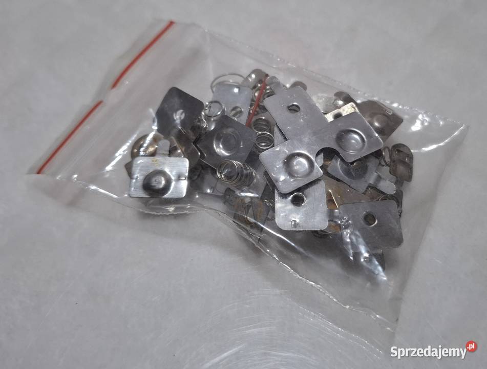 Blaszki styki baterii sprężynki zestaw mix Art Czeladź sprzedam