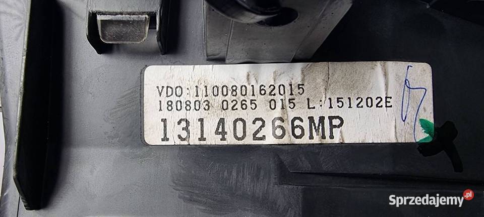 LICZNIK ZEGAR OPEL MERIVA A 13140266MP Lipno