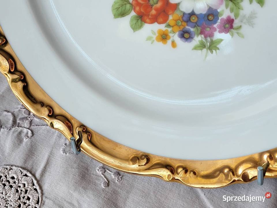 Paul Leitner Bavaria piękna bogato złocona pomorskie Gdańsk