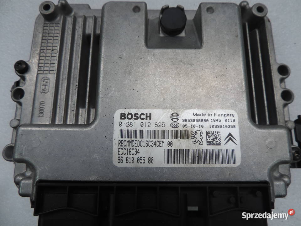 KOMPUTER PEUGEOT 407 16 HDI 0281012625 Nowy Sącz