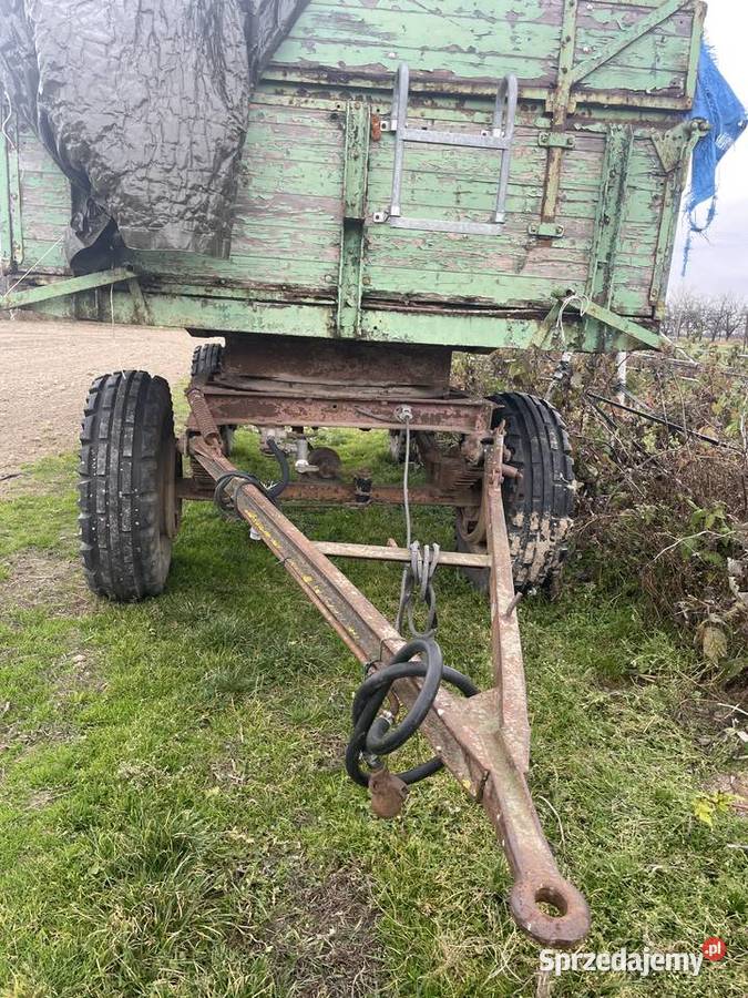 Rolnicza przyczepa sztywna niemiecka Przyczepy rolnicze Długowola Pierwsza