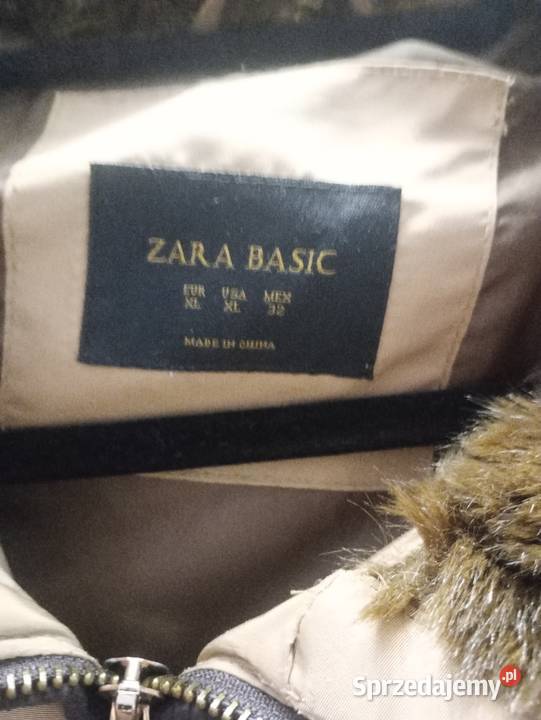 Kurtka zimowa damska Zara Bez wzoru Białystok sprzedam