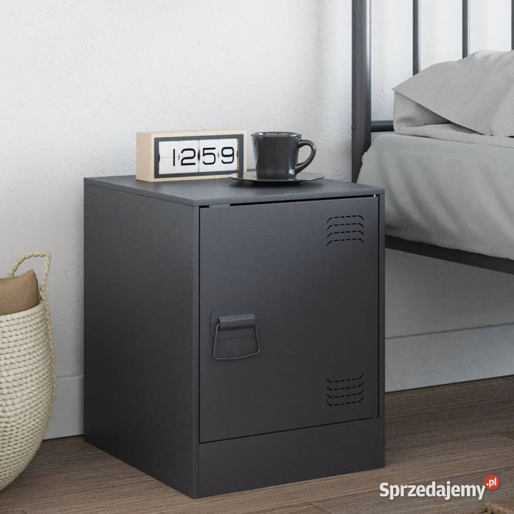 Szafka nocna antracytowa 345x39x44 stal WM841611 Nocne Warszawa