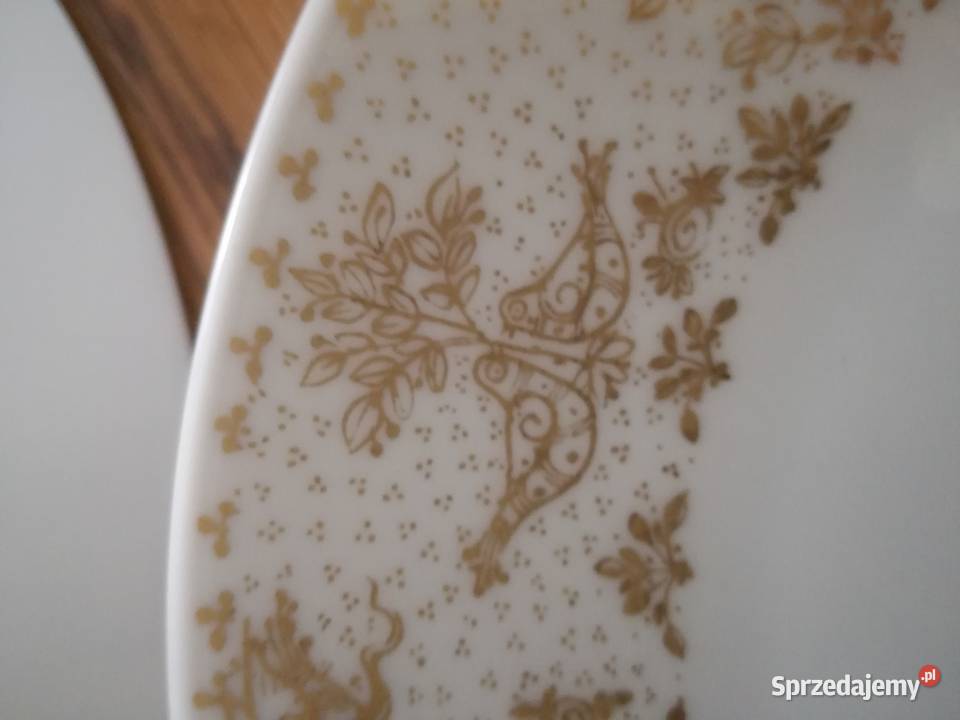 Rosenthal Piękne biało złote talerzyki vintage biały Jastrzębie-Zdrój