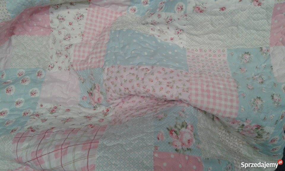 Narzuta pikowana patchwork 140x200 Pościel i koce Kraków