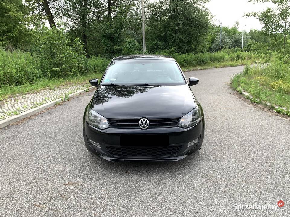 Volkswagen Polo 2009 5 drzwi Czarny Rok produkcji 2009 Polo Jaworzno