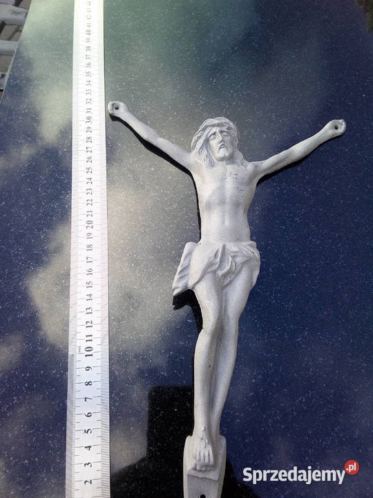 Wizerunek Jezus Chrystus satynowe krzyż Strzegowo