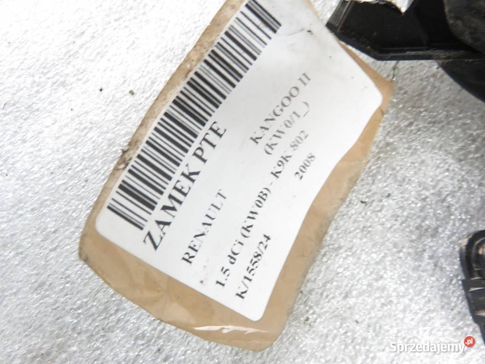 ZAMEK PRAWY TYLNY RENAULT KANGOO II KW01 sprzedam