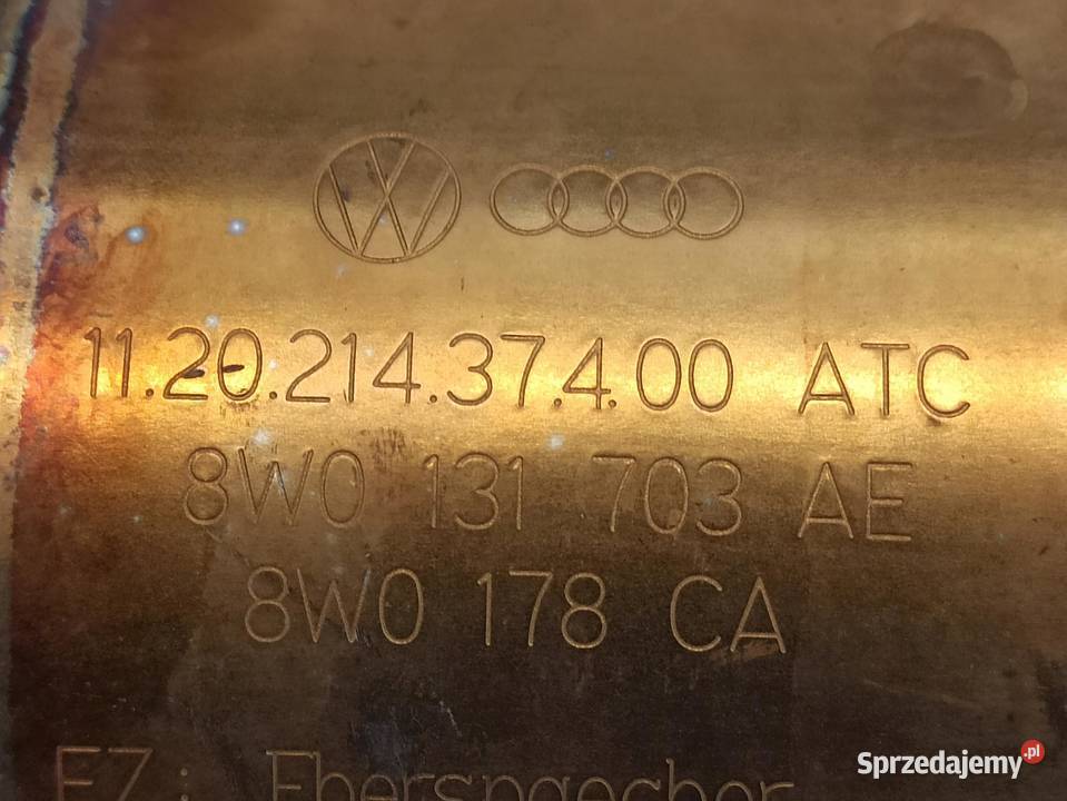 KATALIZATOR AUDI A5 8W 14 8W0131703AE osobowe dolnośląskie