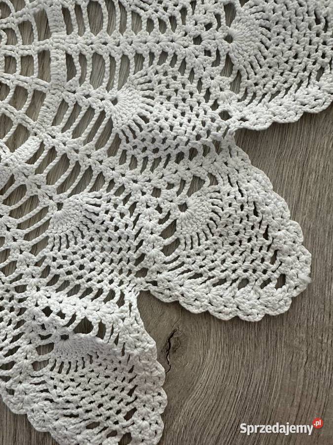 Serweta szydełko rękodzieło śr 50 Łódź