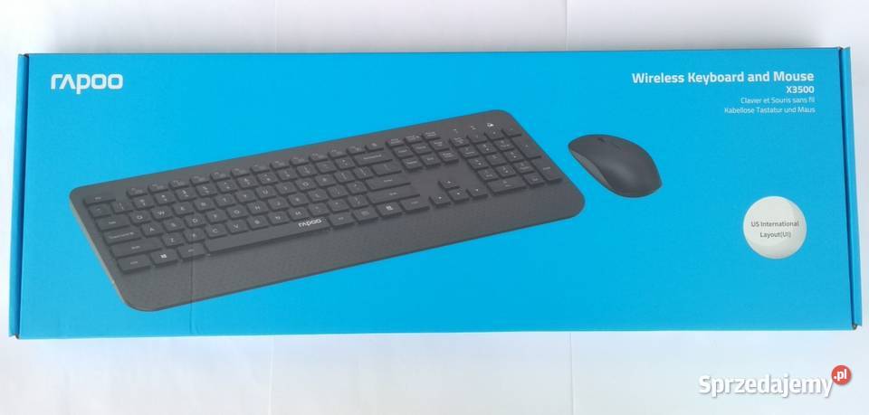 Zestaw klawiatura mysz RAPOO X3500 bezprzewodowe Dęblin