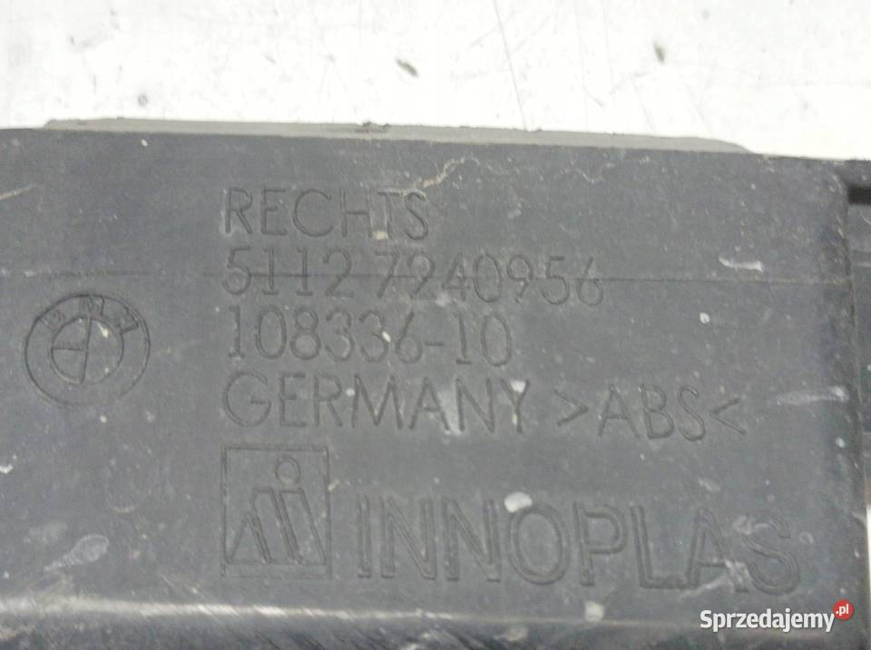 ŚLIZG ZDERZAKA TYŁ KOMPLET F21 Bmw Seria 1 II sprzedam