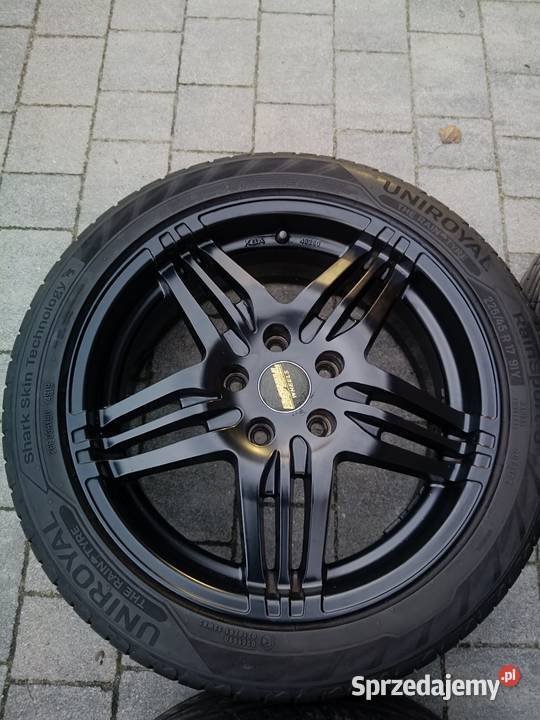 Alufelgi 17 5x1143 z nowymi oponami na lato Elbląg