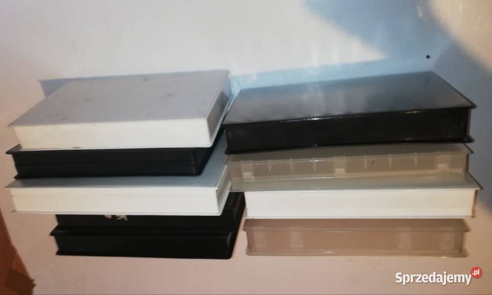 Pudełka do kaset VHS 9 sztuk mazowieckie Warszawa