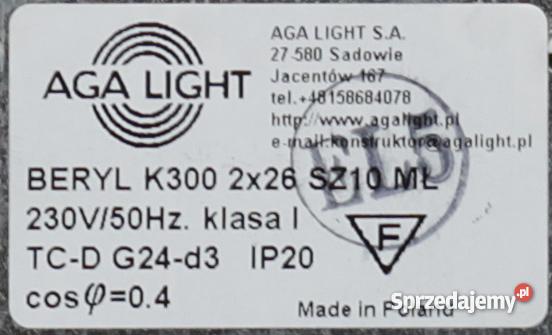 Oprawa oświetleniowa do wbudowania Aga light łódzkie Zduńska Wola