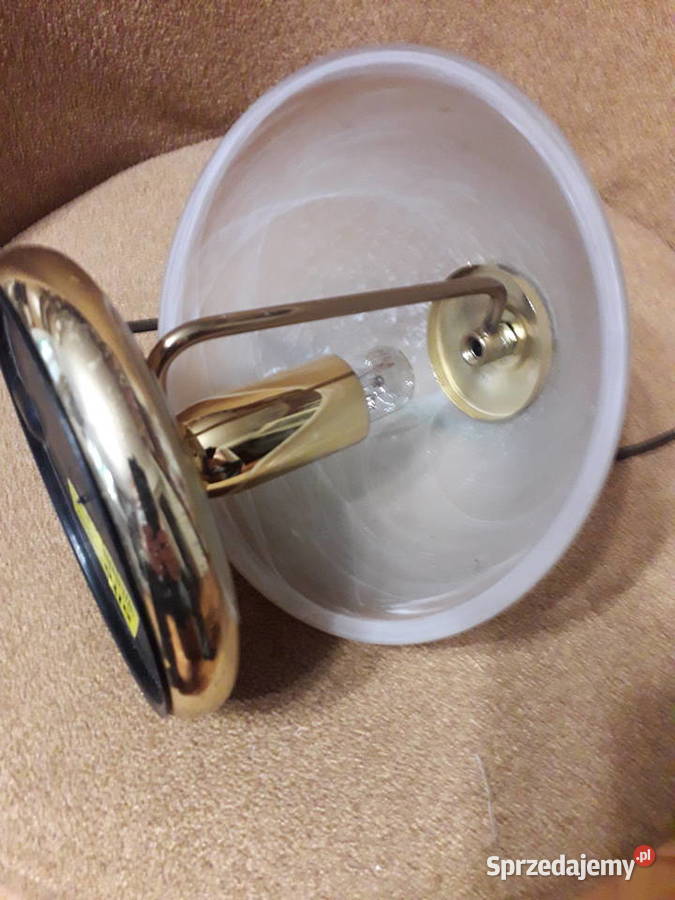 Nocna lampka na mosiężnej podstawie Matowy małopolskie Kraków