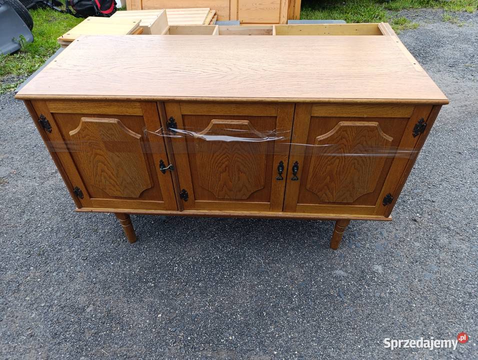 Kredens z nadstawą dąb OFM 130cm Olszyna