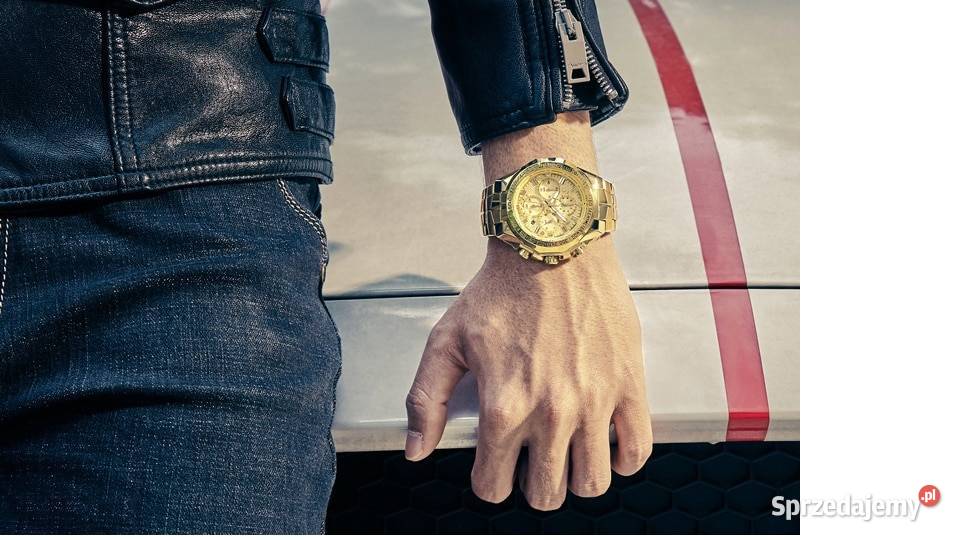 Luxury zegarek GOLD Japan movement Piotrków Trybunalski
