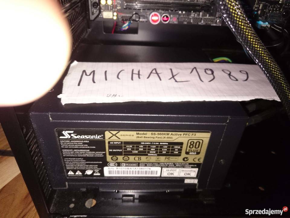 Zasilacz Seasonic Xseries X560w 80 gold Gliwice