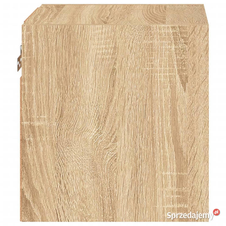 Ścienne szafki TV z LED 2 dąb sonoma 30x285x30 mazowieckie Warszawa