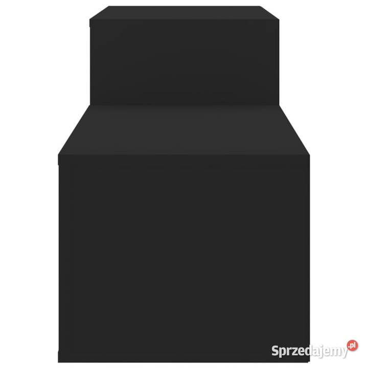 Szafka na buty czarna 150x35x45 materiał