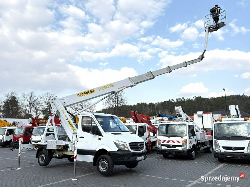 Mercedes Sprinter Podnośnik Koszowy 25m Widełki